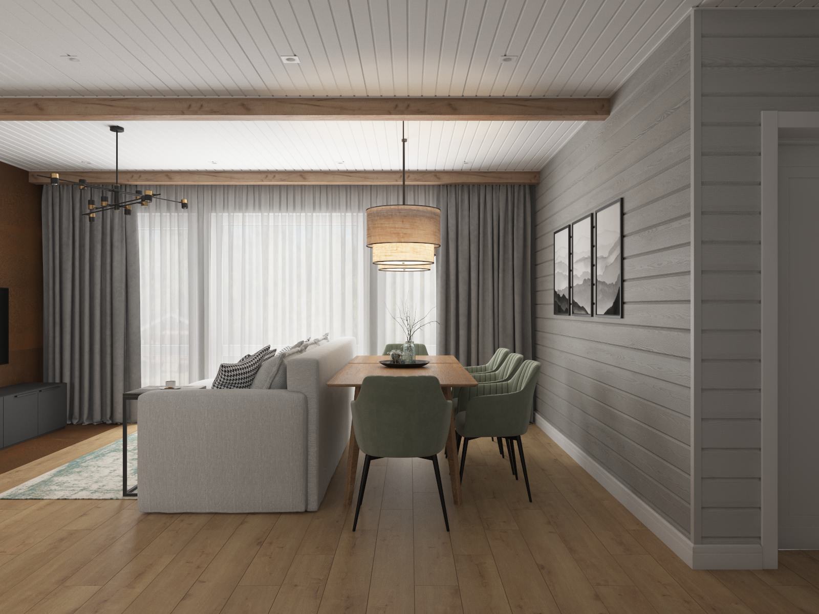 Дизайн-проект каркасного дома