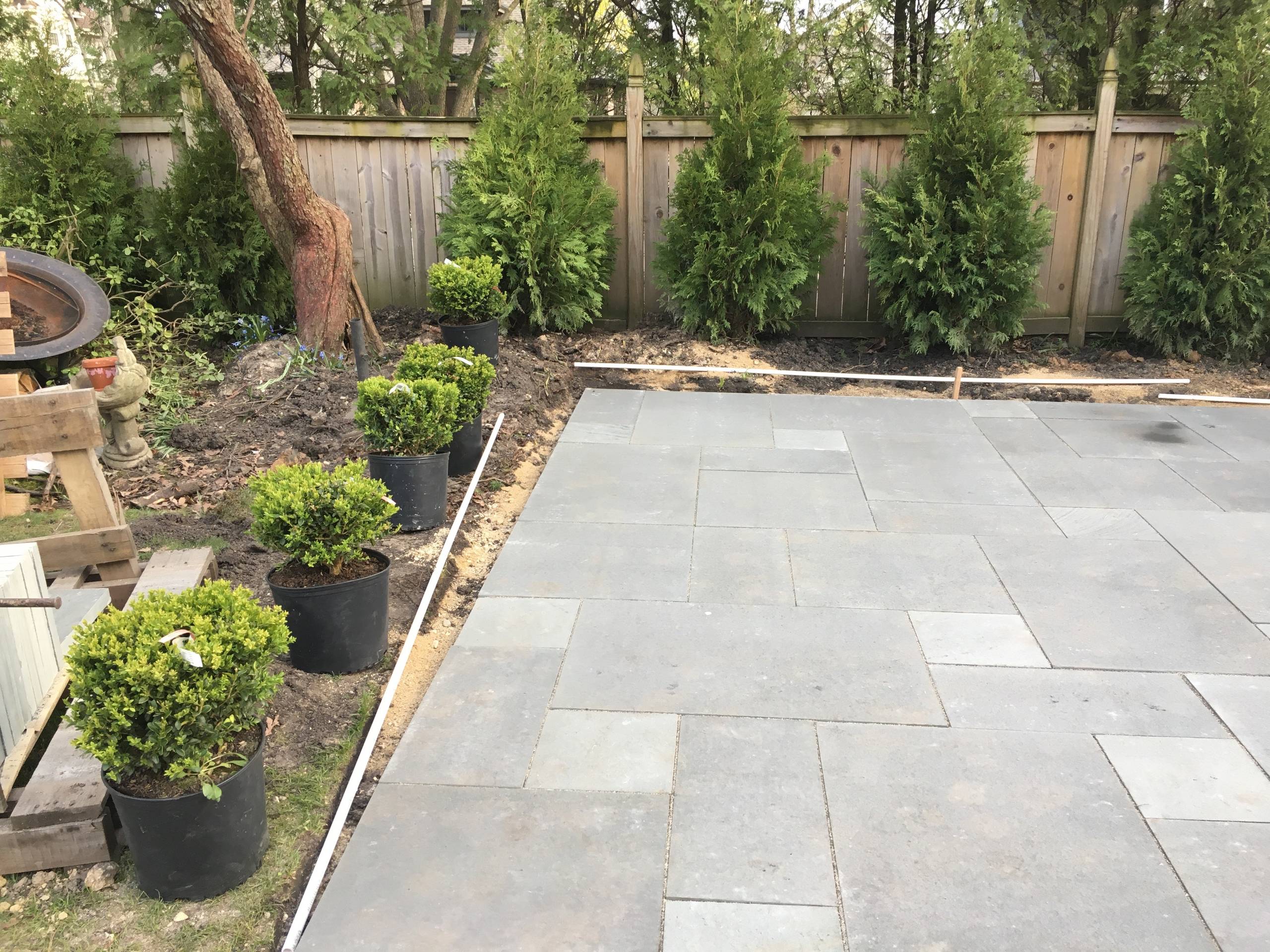 Hardscape during