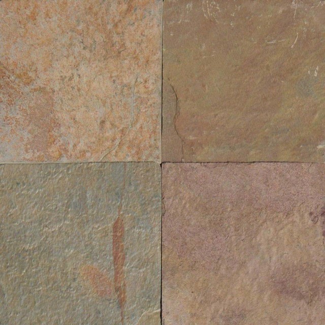 Meraki Group Indian Kashmir Slate Gauged Tiles, 16x16, 10 pieces - Wall