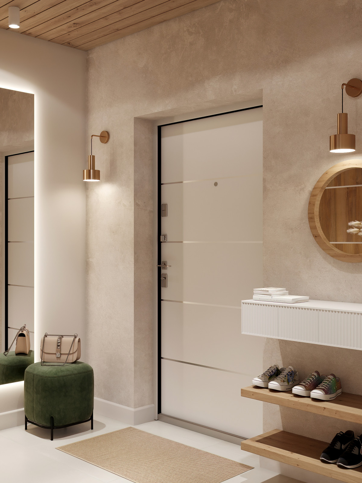 Двухуровневая квартира в стиле "ваби-саби". ЖК Событие