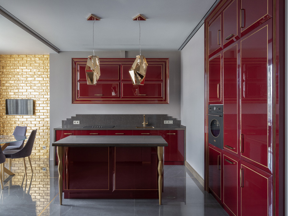 Бордовый глянец