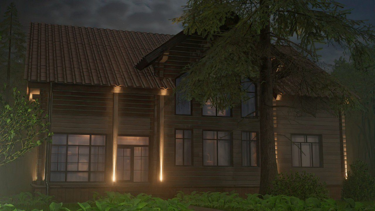 Загородный коттедж