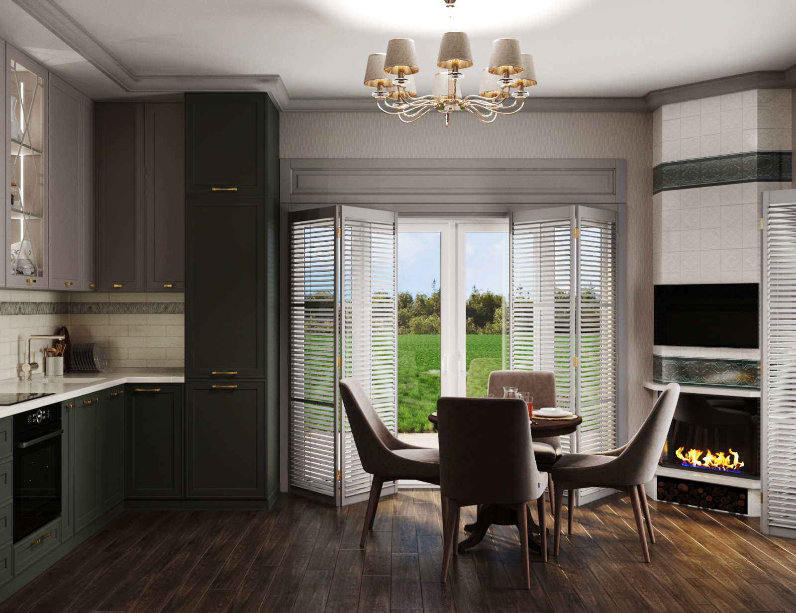 Кухня-гостиная