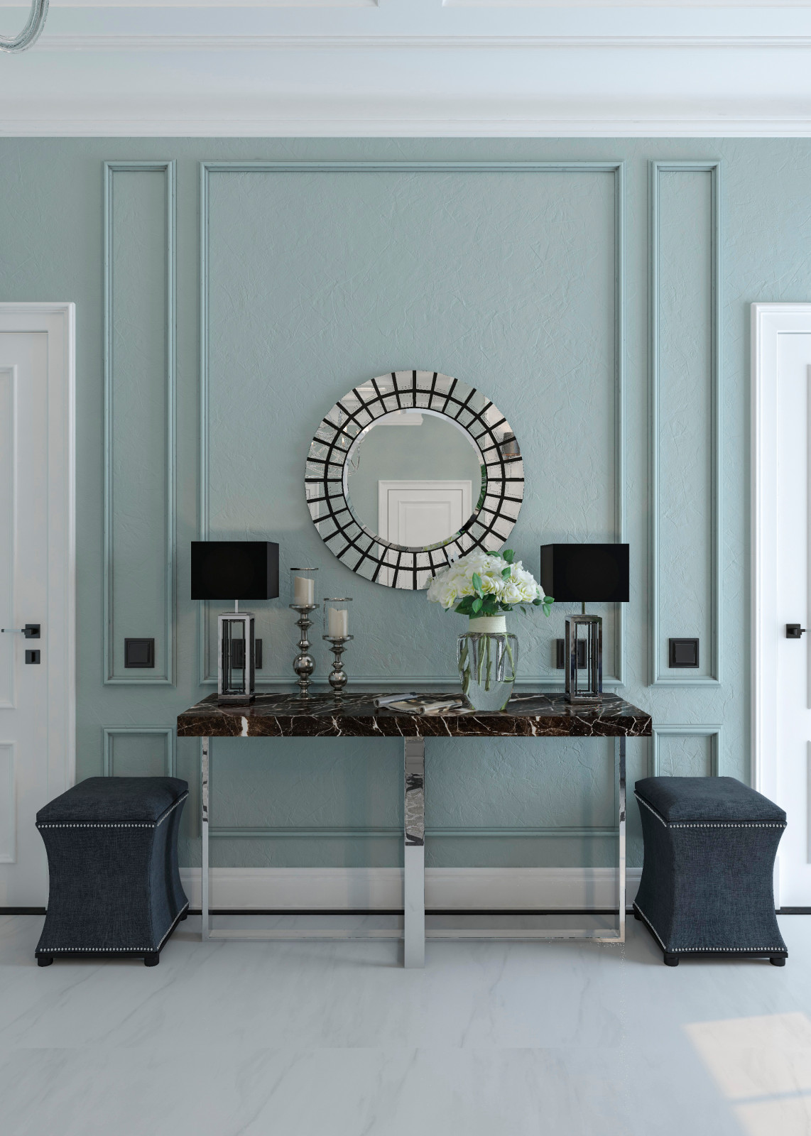 Холл "Clair et recherché"