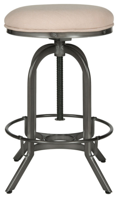 Sarah Stool Beige Set of 2 - Industrial - Bar Stools And Counter Stools ...