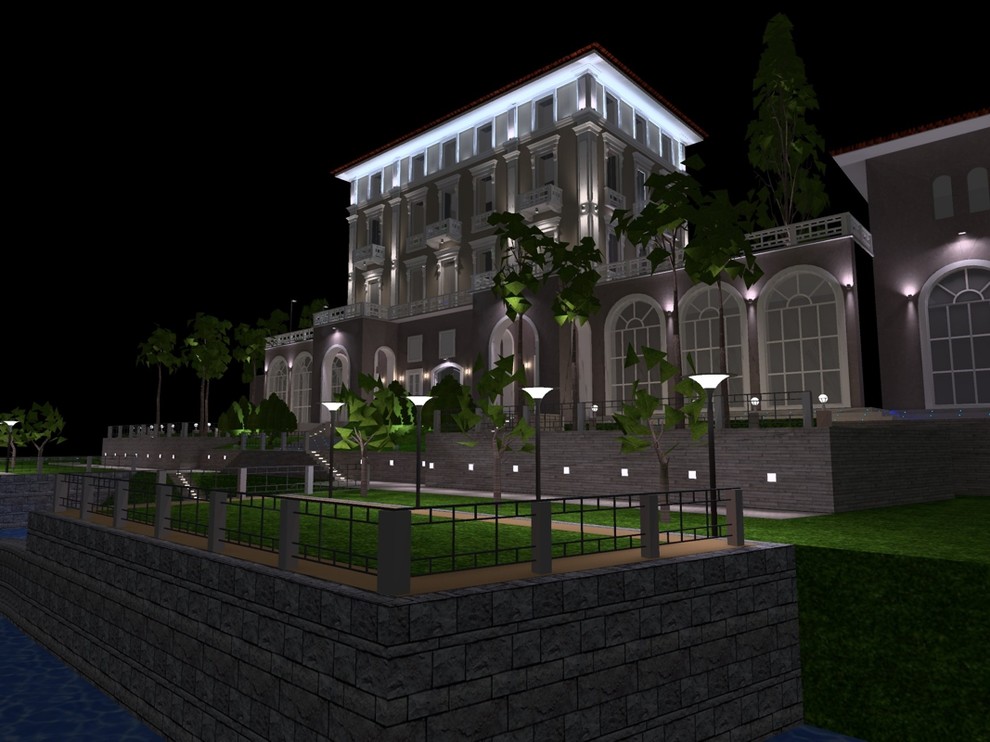 Дизайн проект освещения Villa Laglio