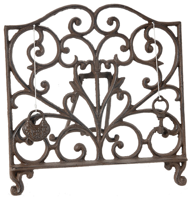 Cast Iron Cook Book Stand Display Easel Cast Iron Cook Book Stand Display Easel