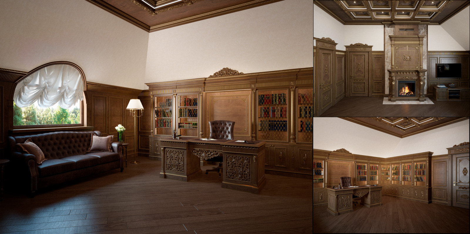 Кабинет в частном доме