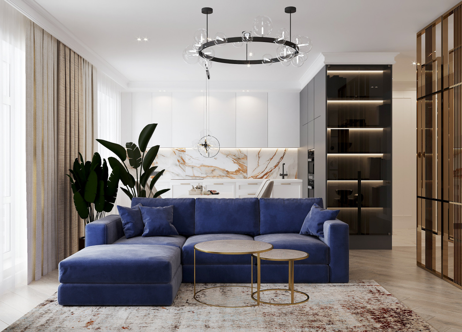 3-х комнатная  квартира в ЖК  «Клубный дом на  Фруктовой», Ижевск. 82,72м2