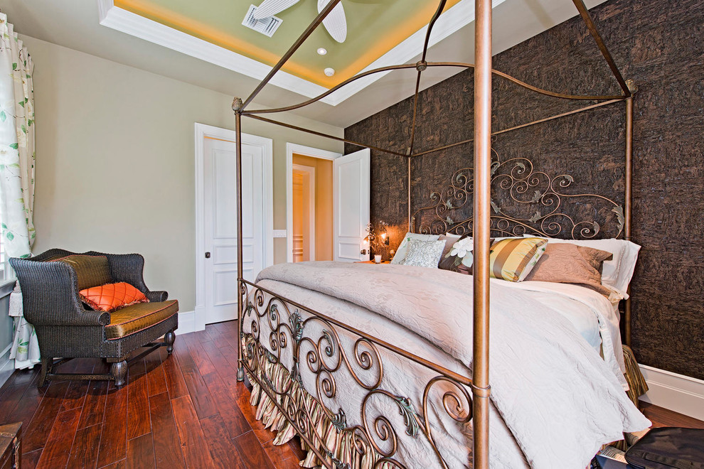 This is an example of a mediterranean bedroom in Miami.