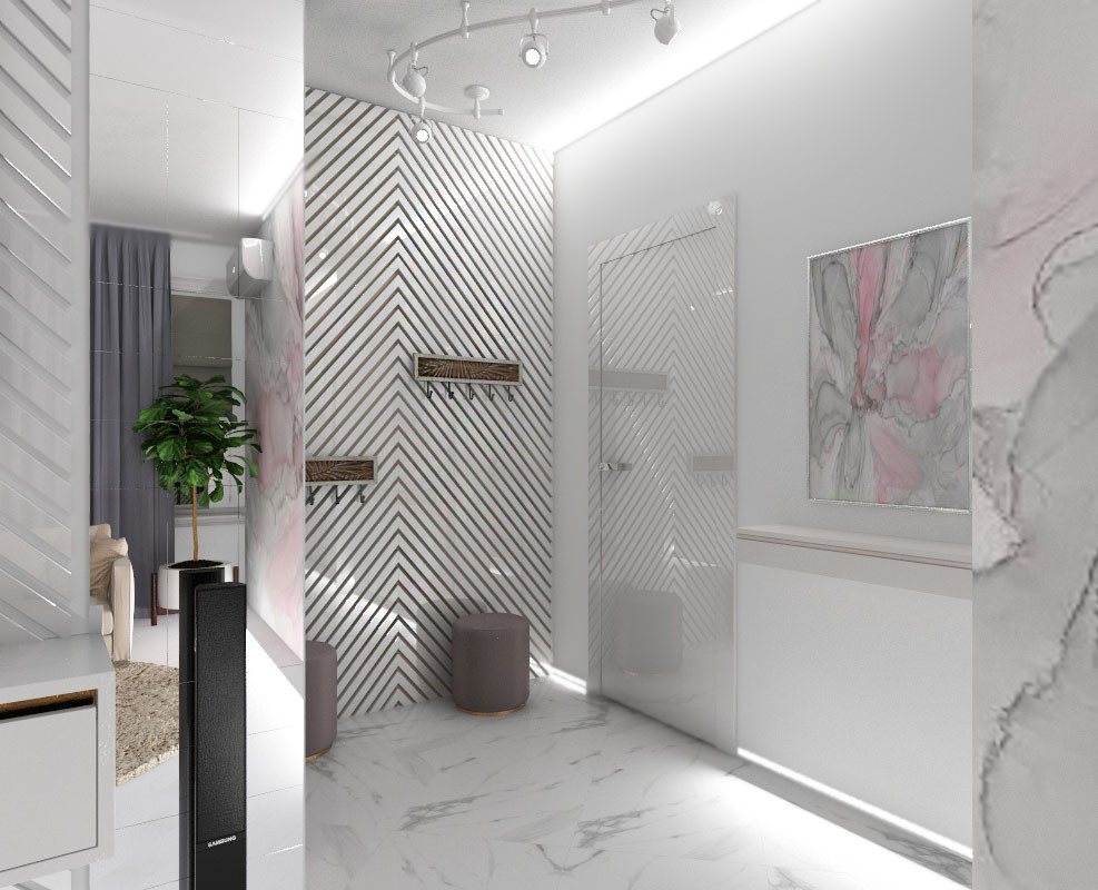 Проект 3х комнатной квартиры в современном стиле