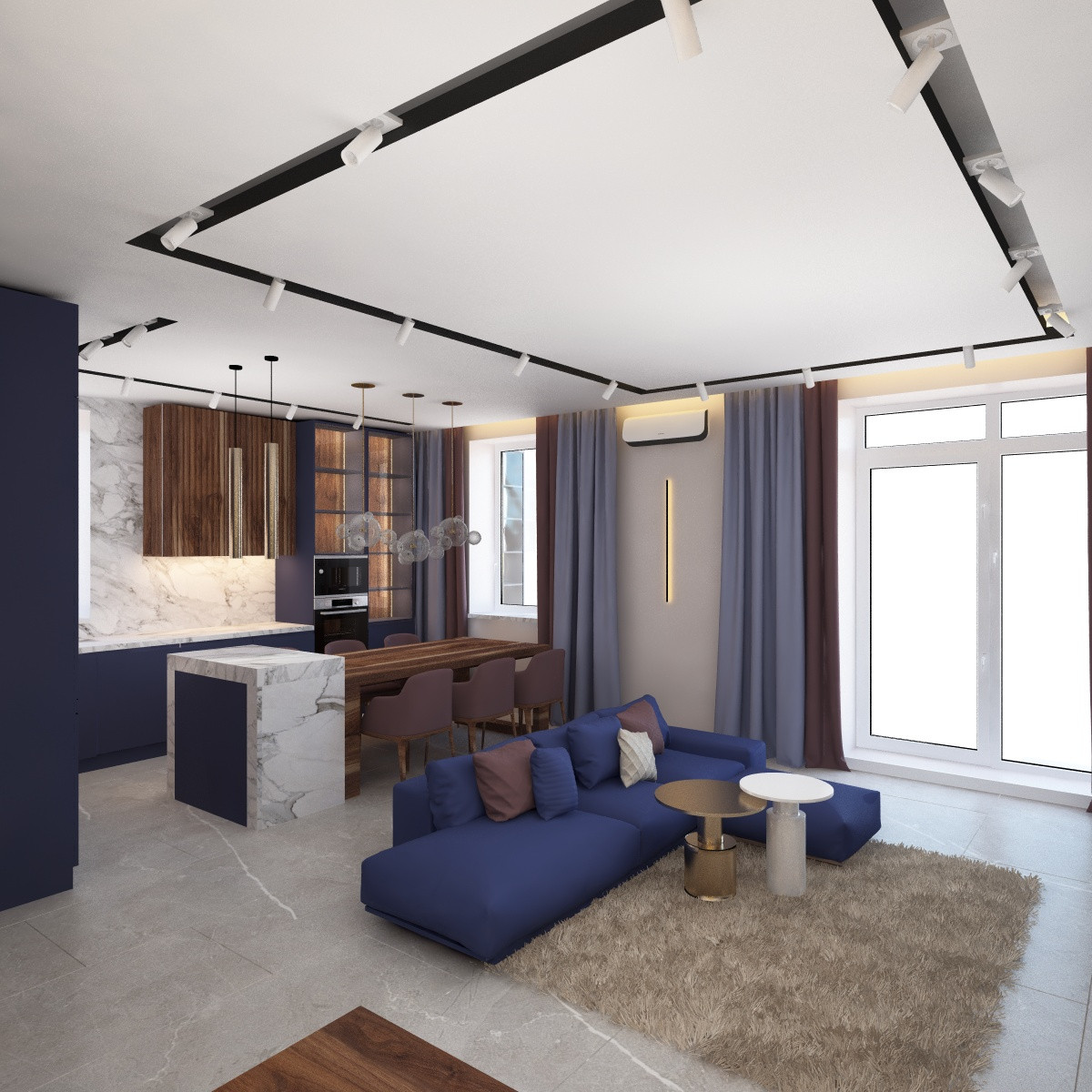 Кухня-гостиная