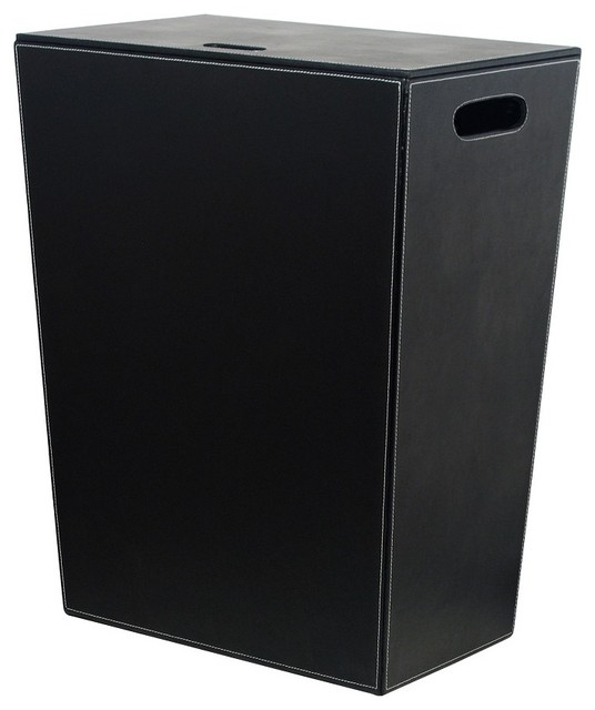 Ecopelle 2462 Leather Laundry Hamper Contemporary Hampers by Modo Bath Houzz
