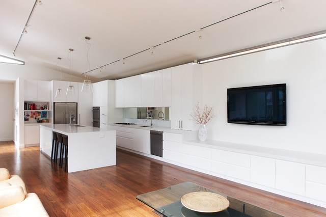 Caulfield North House contemporary-living-room