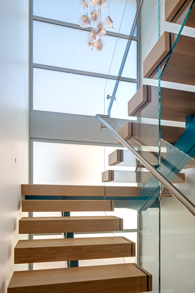 Staircase - coastal staircase idea in San Diego