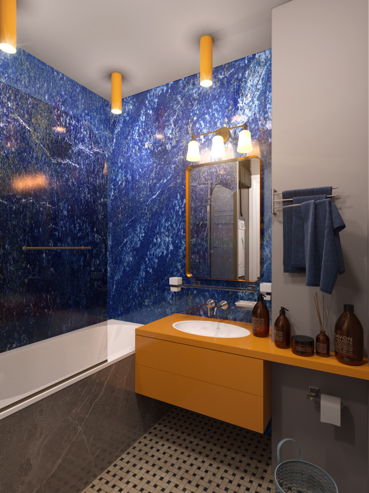 Interior design of a residential flat in The housing complex "Dynasty" at Moscow