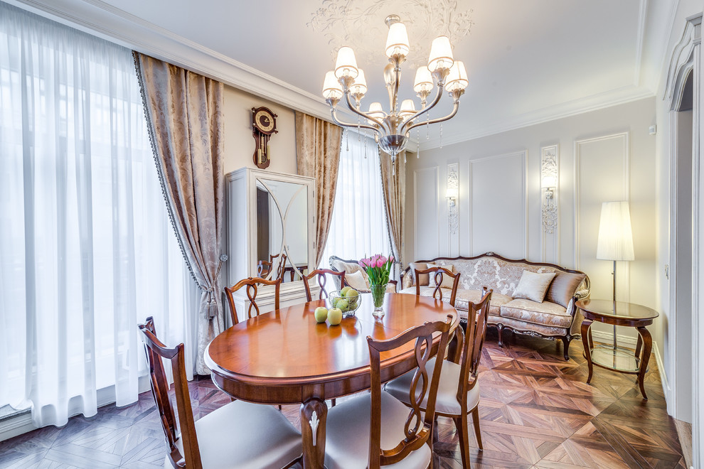 Гостиная-кухня-столовая