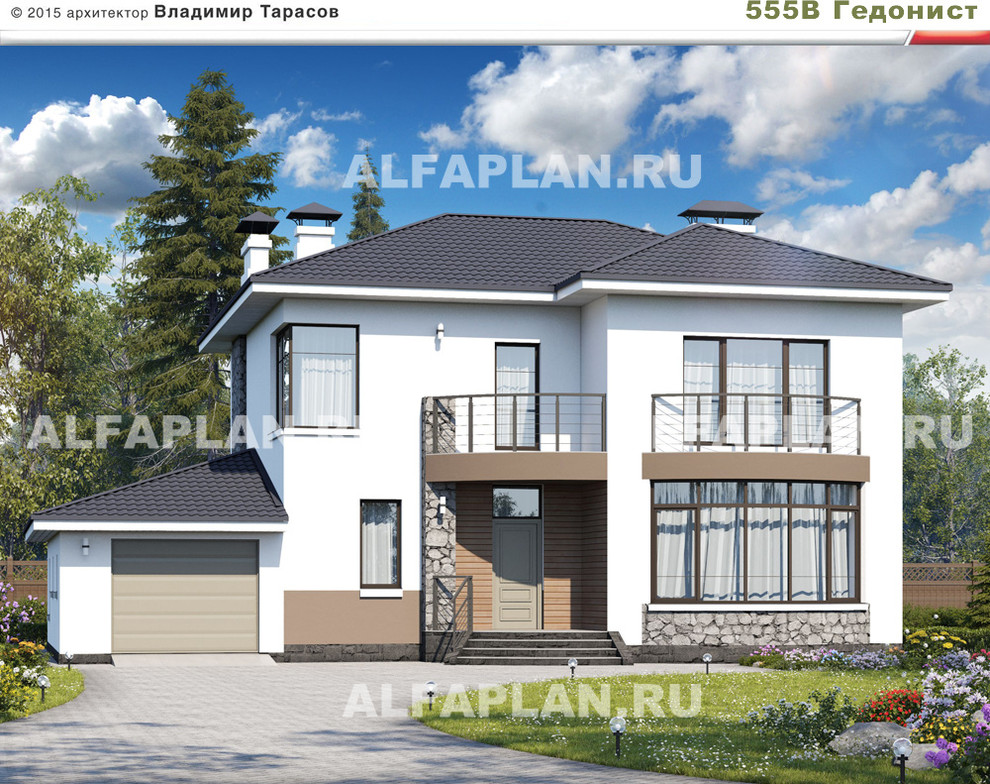 АКВАРЕЛЬ - коллекция домов в современном стиле