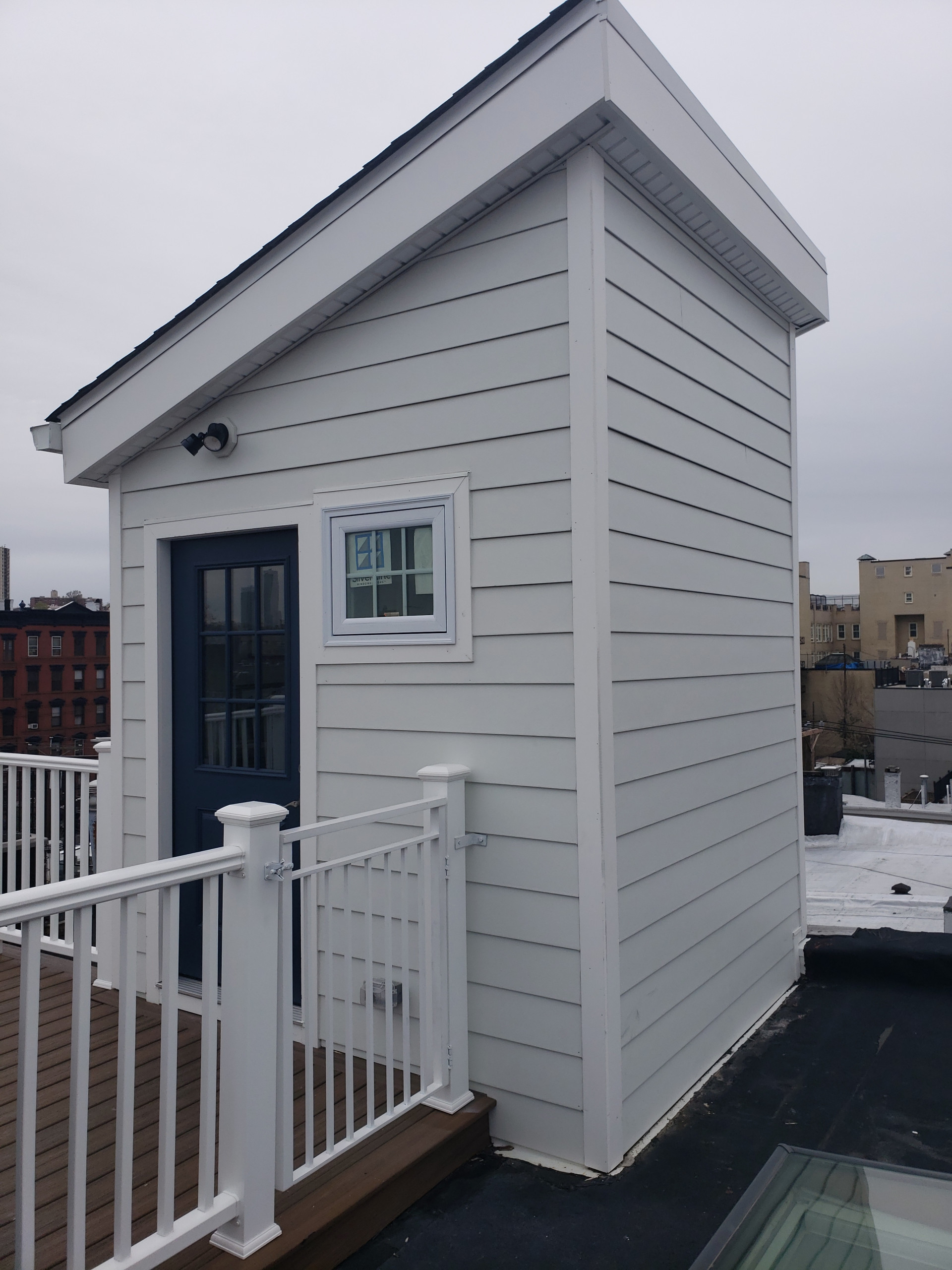 New Roof Deck, Kitchen and Bathroom Remodel on Garden Street in Hoboken