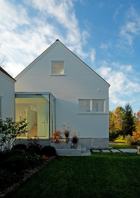 House on Casco Bay transitional-house-exterior