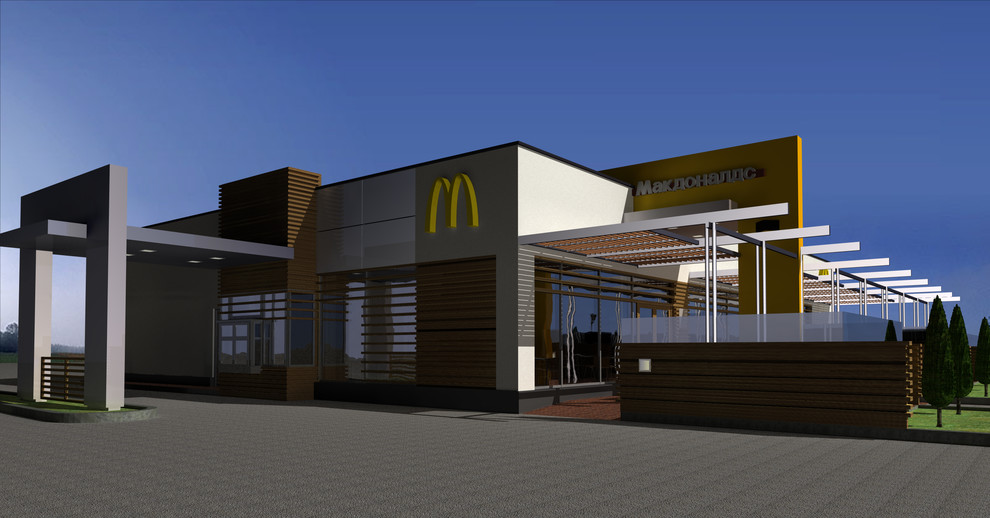 Реализованный проект ресторана быстрого питания