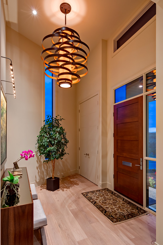 Inspiration for a contemporary home design remodel in Calgary