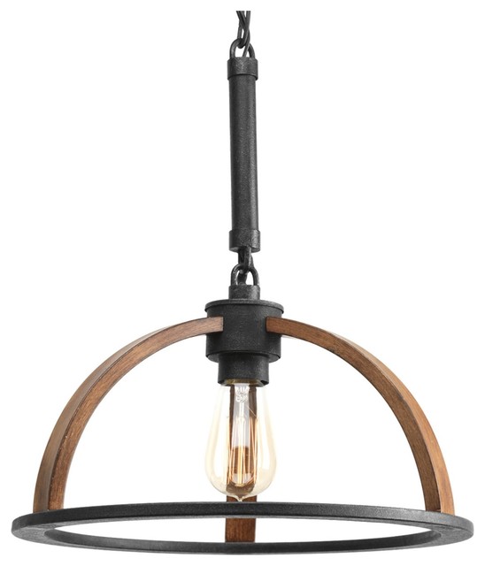 Progress Lighting 1 Light Standard Bulb Mini Pendant In Gilded 1 Light Standard Bulb Mini Pendant In Gilded Iron Industrial Lighting