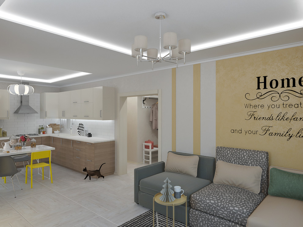 Дом, где живут и кот, и собака)