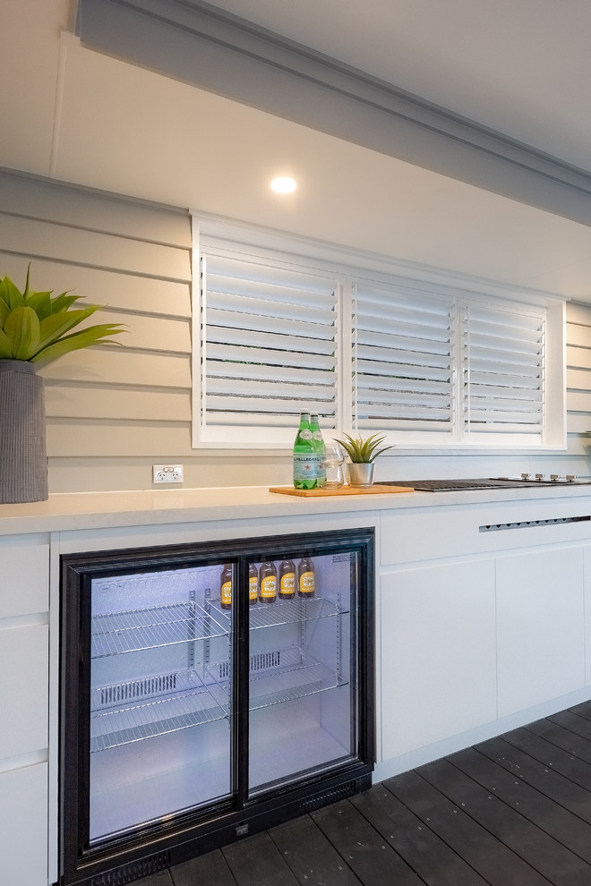 Modern wine cellar in Brisbane.