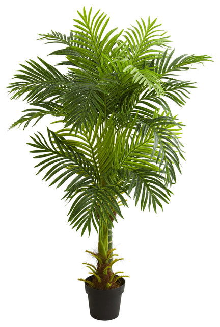 4 ARTIFICIAL 5' PHOENIX PALM TREE PLANT SILK ARRANGEMENT DATE POOL PATIO TOPIARY 