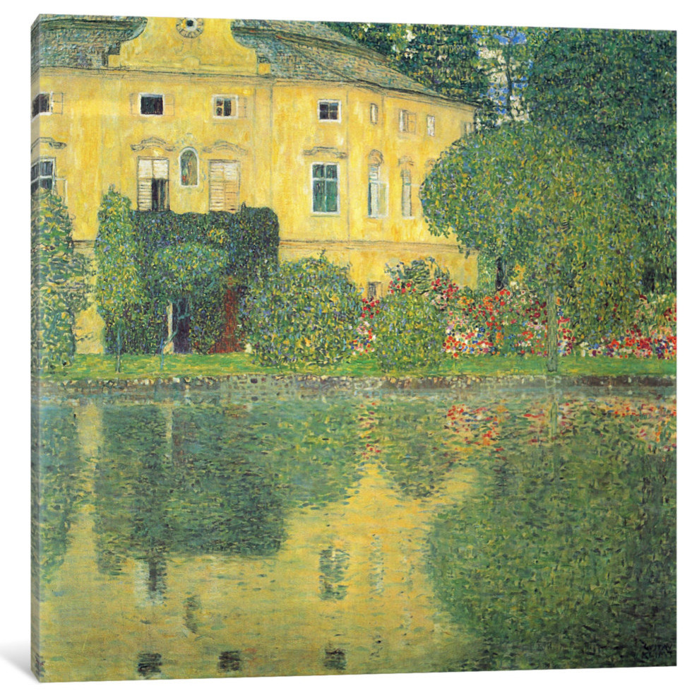 "Schloss Kammer On The Attersee IV" Wrapped Canvas Print, 18x18x1.5