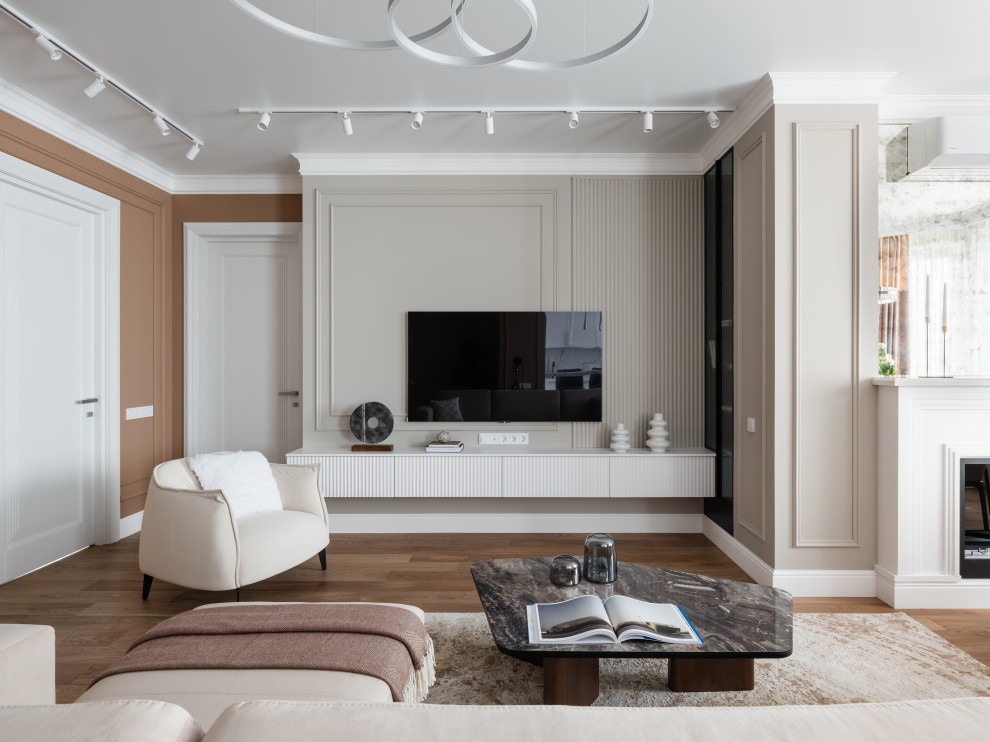 Реализация квартиры в стиле современная классика для семейной пары с ребенком