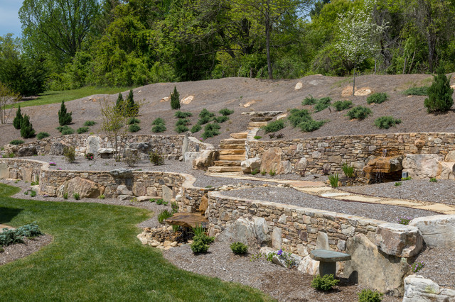 Hillside Manor american-traditional-garden