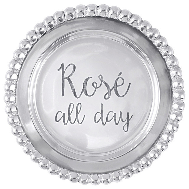 Mariposa "Rose All Day" Beaded Plate