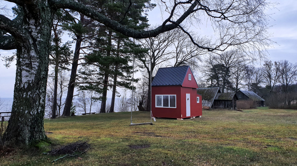 Baltic seashore cabins