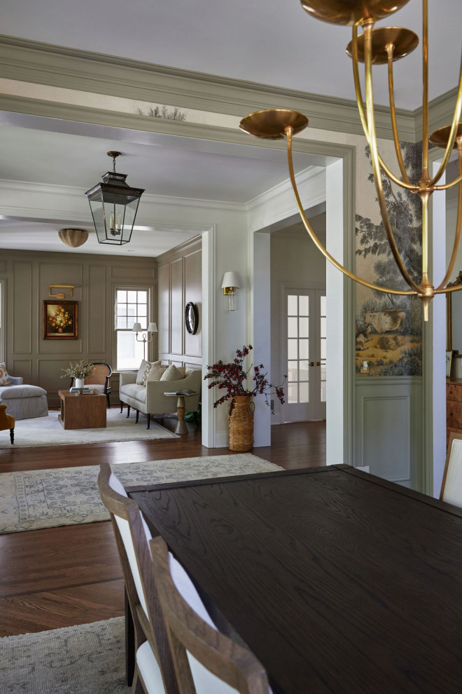 Pillement House - Farmhouse - Dining Room - Chicago - by Laura Design ...