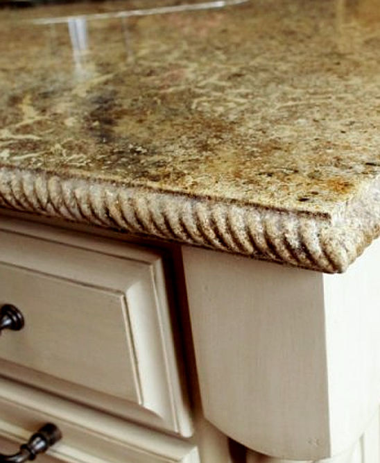 Example of a mountain style kitchen design in Denver