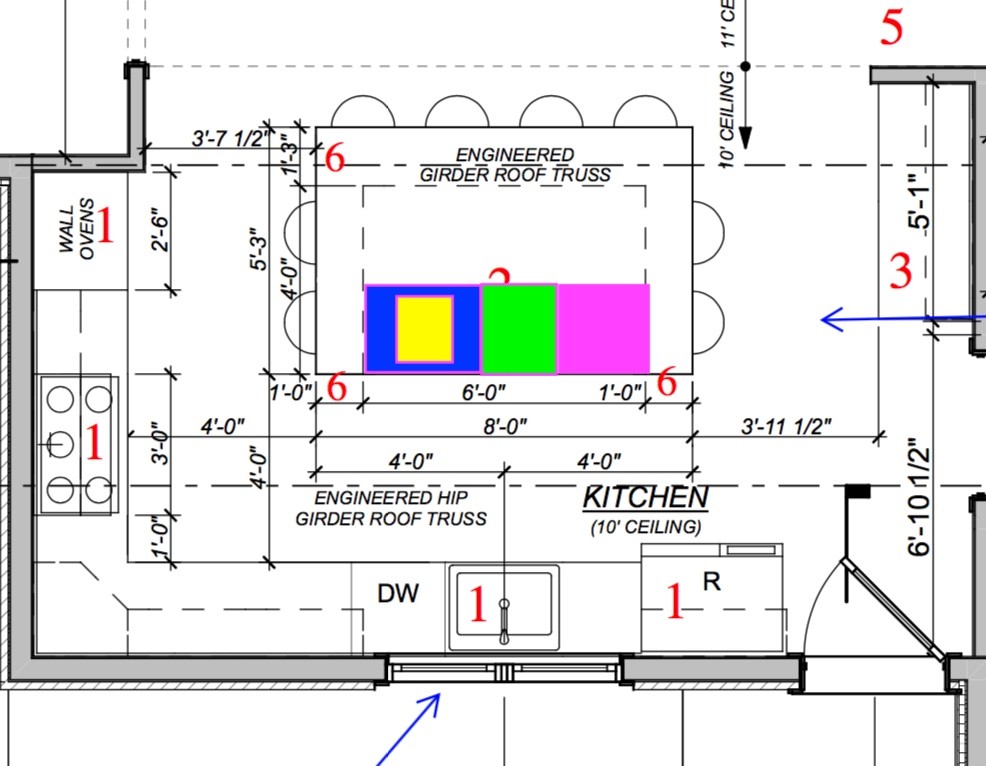 Prep sink location or no prep sink