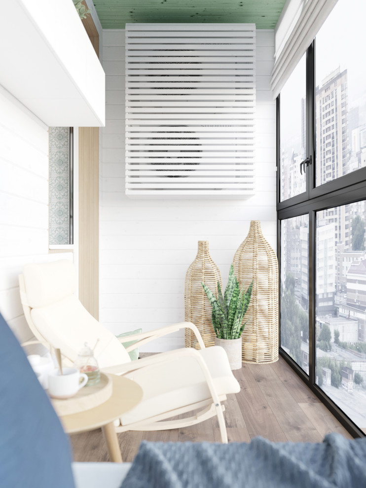 Дизайн спальни и балкона