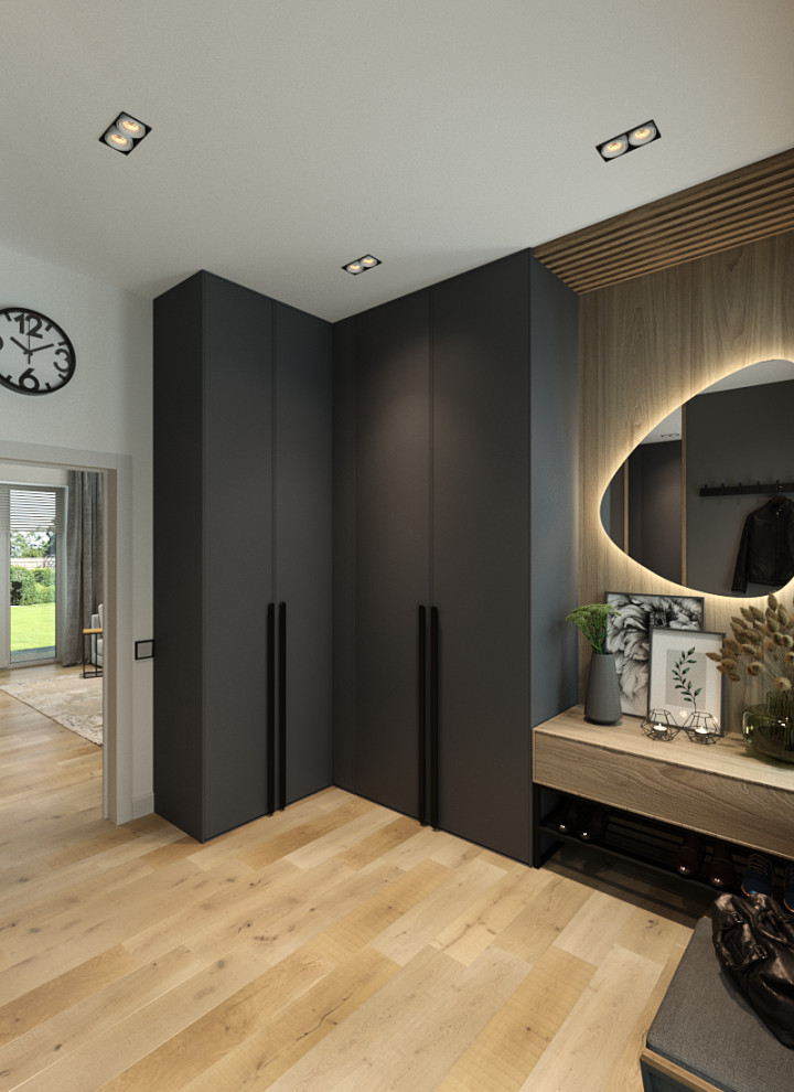 Загородный дом в одном уровне