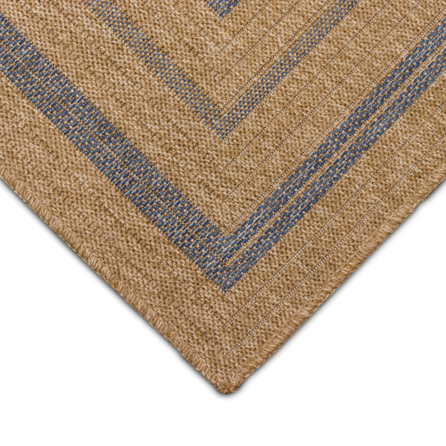 Sahara Multi Border Indoor/Outdoor Rug, 1'11