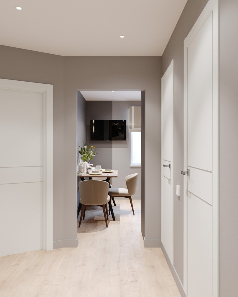 Частичный проект квартиры, 22 кв.м.