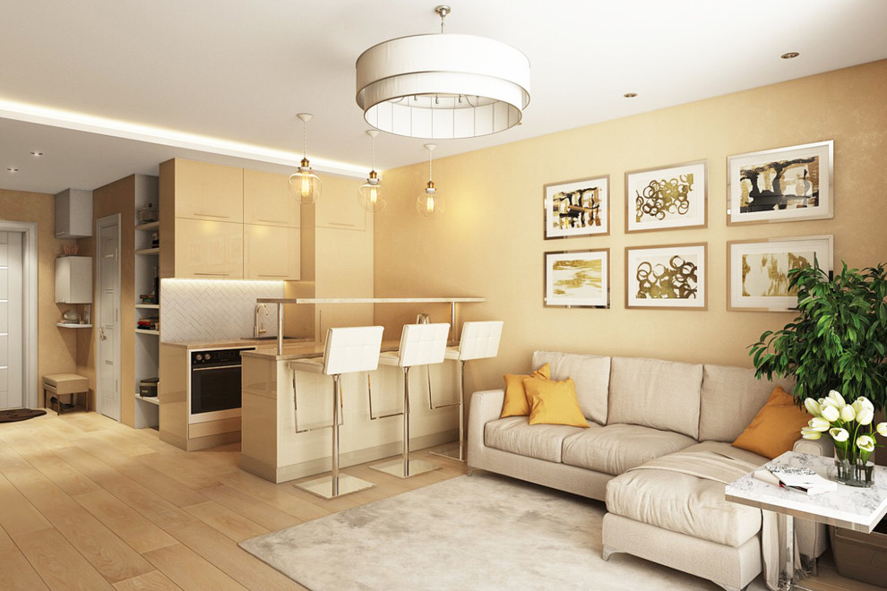 Квартира-студия для молодой девушки