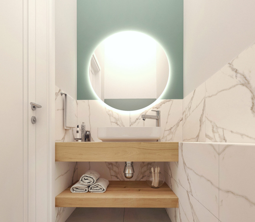 Легкий бирюзовый акцент