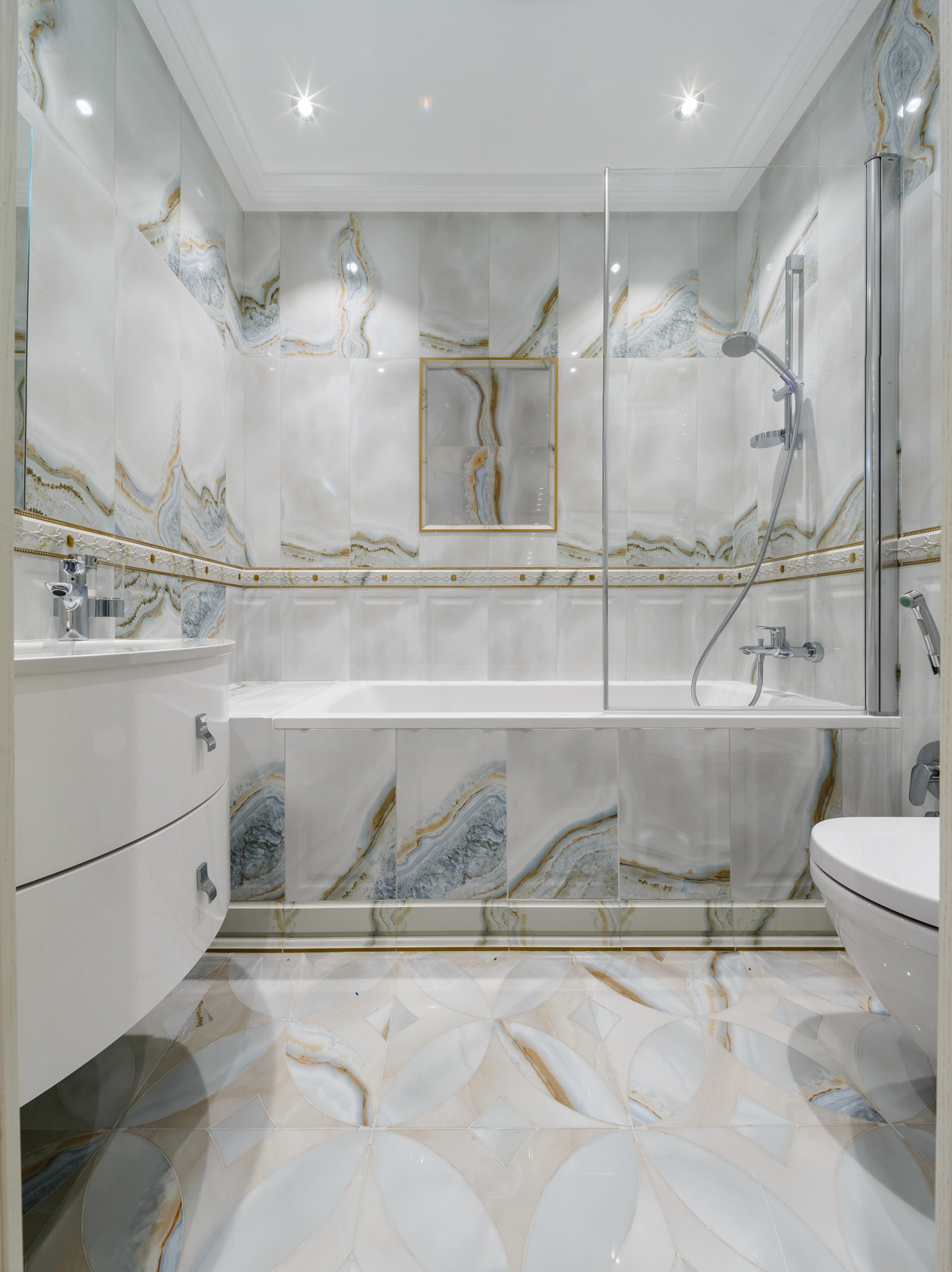 Современный лаконичный интерьер в ЖК "Камелия"