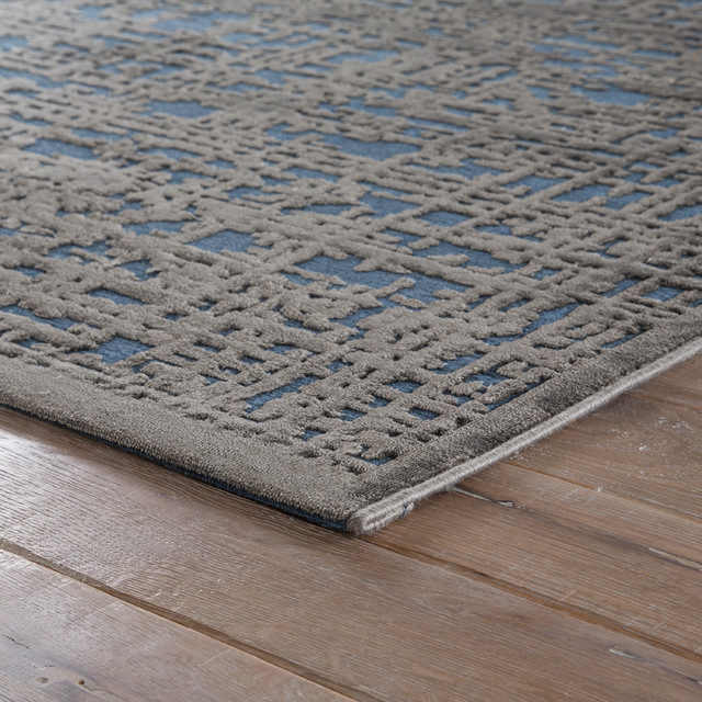 Jaipur Living Dreamy Abstract Gray Blue Area Rug Contemporary Jaipur Living Dreamy Abstract Gray Blue