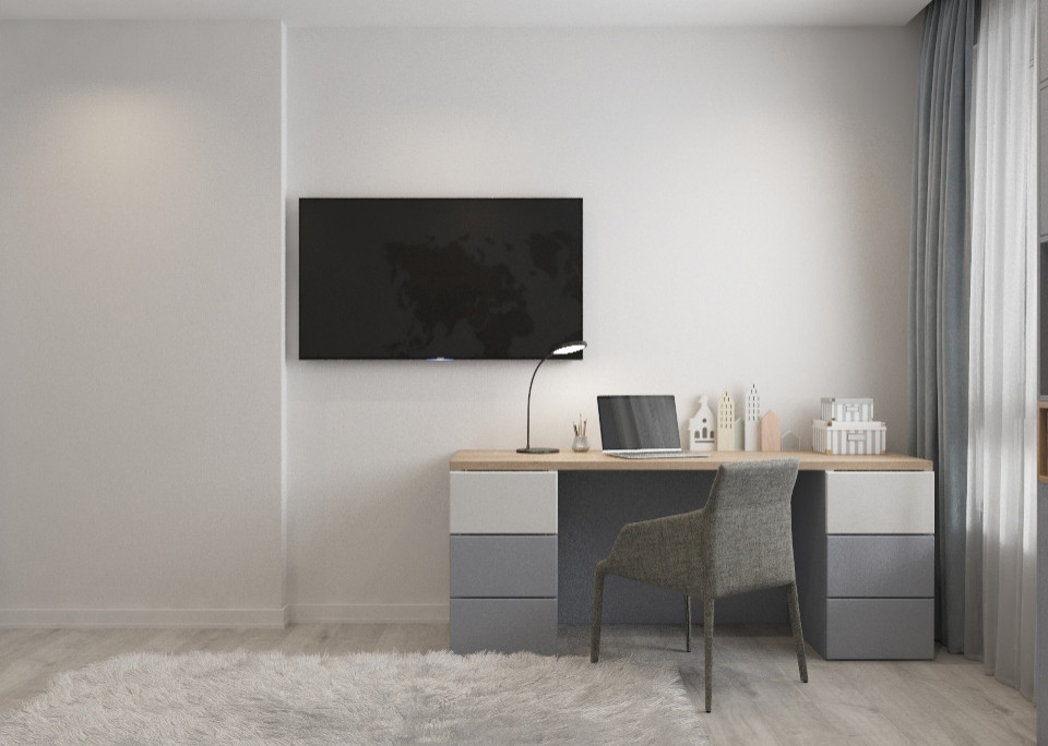 Светлый легкий интерьер для жизни