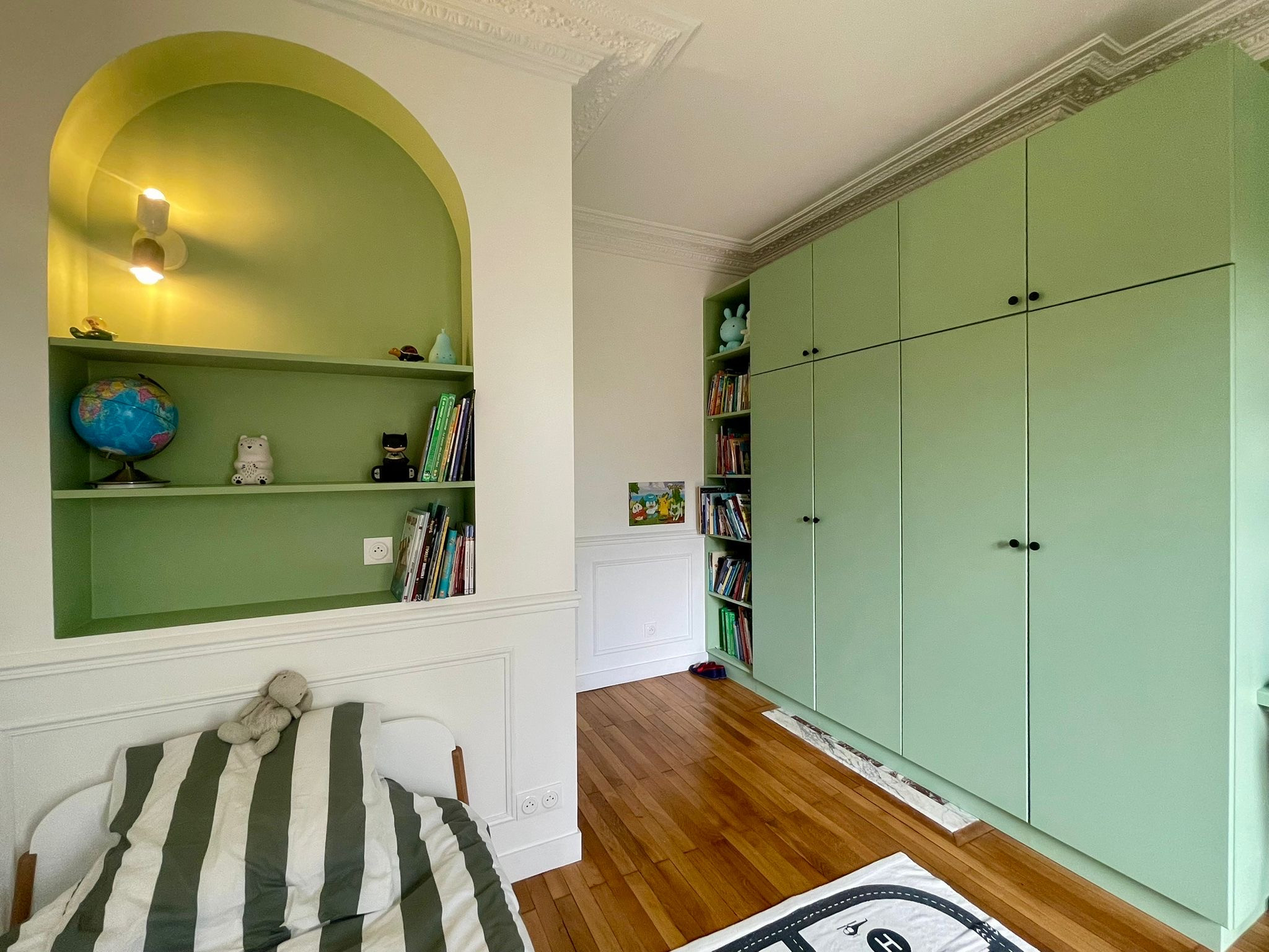 Agrandissement d’un appartement parisien