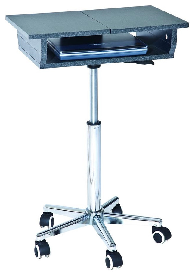 Folding Table Laptop Cart. Color Graphite Contemporary Desks And Hutches by VirVentures
