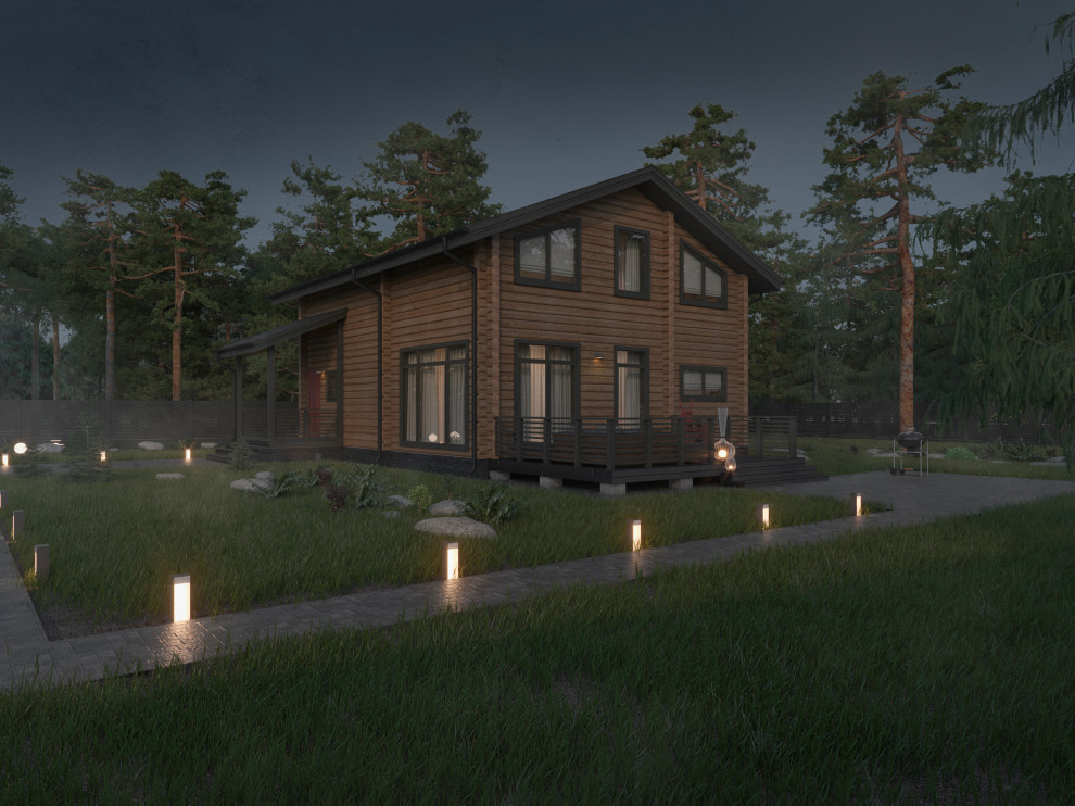 Двухэтажный жилой дом